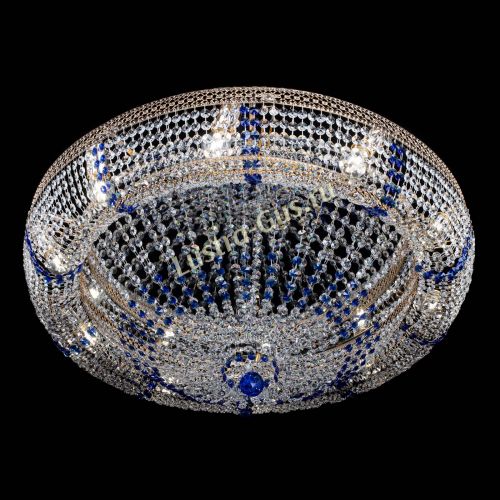 Люстра Кольцо Классика Венеция синяя в Саратове Гусь Хрустальный