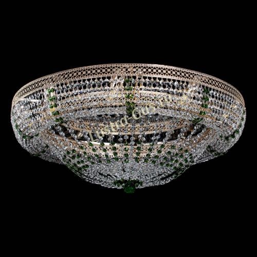 Люстра Кольцо Классика Венеция зеленая в Саратове Гусь Хрустальный