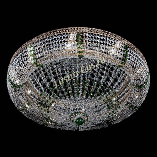 Люстра Кольцо Классика Венеция зеленая в Саратове Гусь Хрустальный