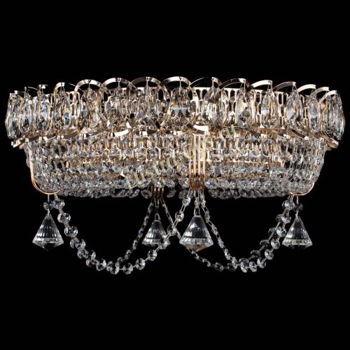 Люстра Кольцо Ожерелье конус в Саратове Гусь Хрустальный