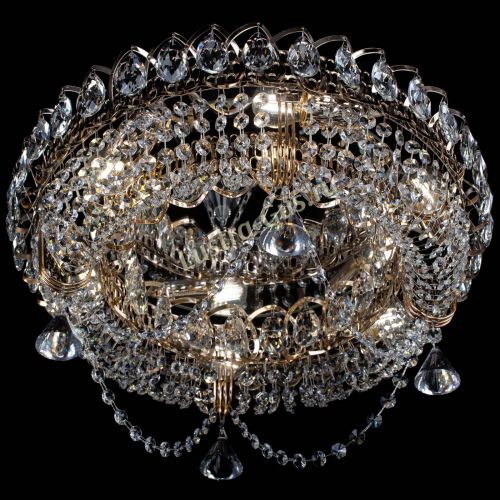 Люстра Кольцо Ожерелье конус в Саратове Гусь Хрустальный