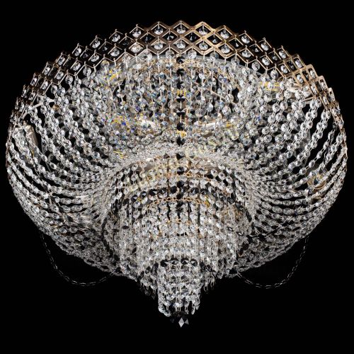 Люстра Корона №11 черная в Саратове Гусь Хрустальный