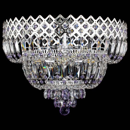 Люстра Корона №5 фиолетовая в Саратове Гусь Хрустальный
