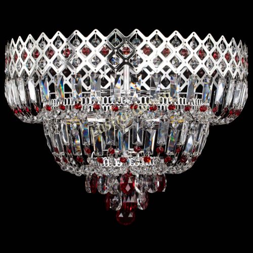 Люстра Корона №5 красная в Саратове Гусь Хрустальный
