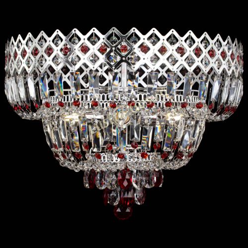 Люстра Корона №5 красная в Саратове Гусь Хрустальный