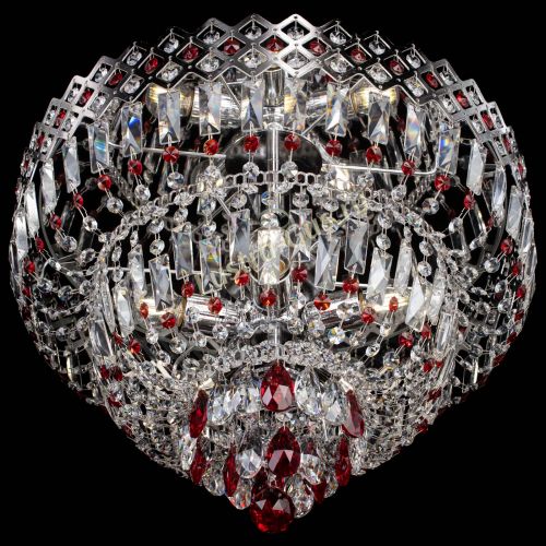 Люстра Корона №5 красная в Саратове Гусь Хрустальный