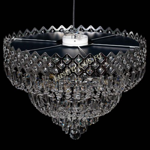 Люстра Корона №5 зеленая в Саратове Гусь Хрустальный