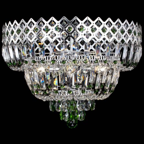 Люстра Корона №5 зеленая в Саратове Гусь Хрустальный