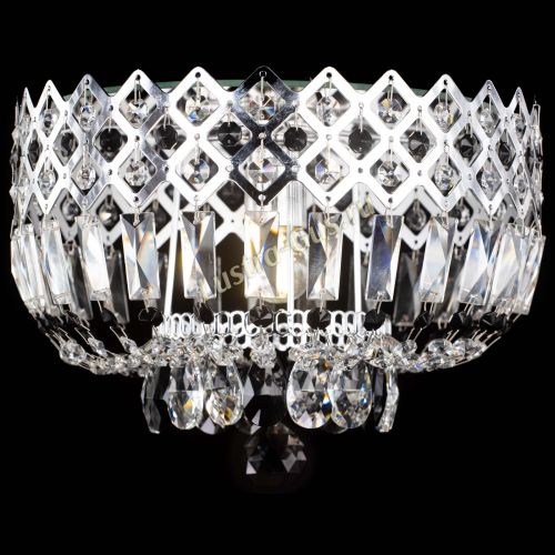 Люстра Корона пластинка №1 черная в Саратове Гусь Хрустальный