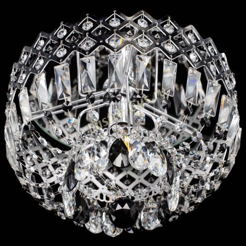 Люстра Корона пластинка №1 черная в Саратове Гусь Хрустальный