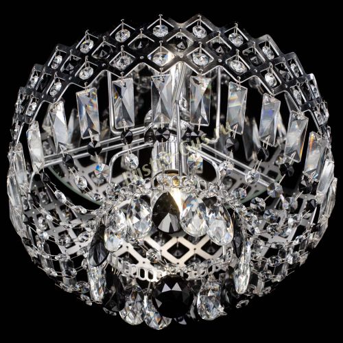 Люстра Корона пластинка №1 черная в Саратове Гусь Хрустальный