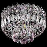 Люстра Корона пластинка №1 розовая в Саратове