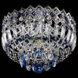 Люстра Корона пластинка №1 синяя в Саратове