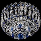 Люстра Корона пластинка №1 синяя в Саратове