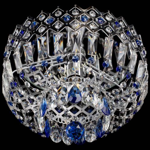 Люстра Корона пластинка №1 синяя в Саратове Гусь Хрустальный