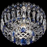 Люстра Корона пластинка №1 синяя в Саратове