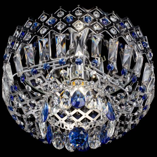 Люстра Корона пластинка №1 синяя в Саратове Гусь Хрустальный