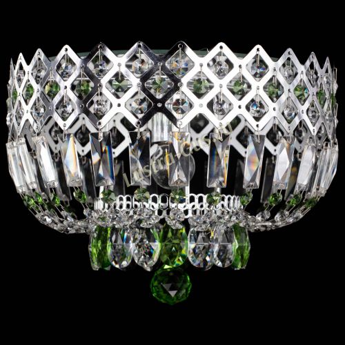 Люстра Корона пластинка №1 зеленая в Саратове Гусь Хрустальный