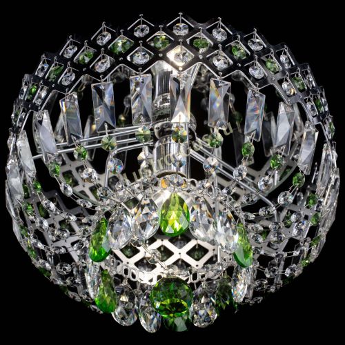 Люстра Корона пластинка №1 зеленая в Саратове Гусь Хрустальный