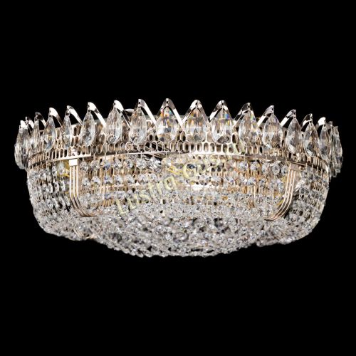 Люстра Корона Сетка 450 мм в Саратове Гусь Хрустальный