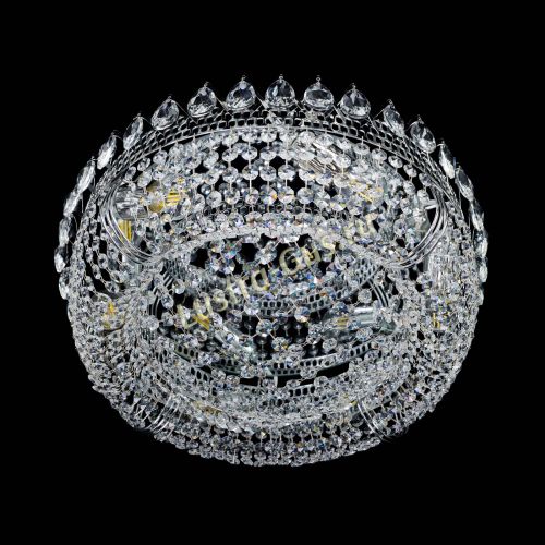 Люстра Корона Сетка 450 мм в Саратове Гусь Хрустальный