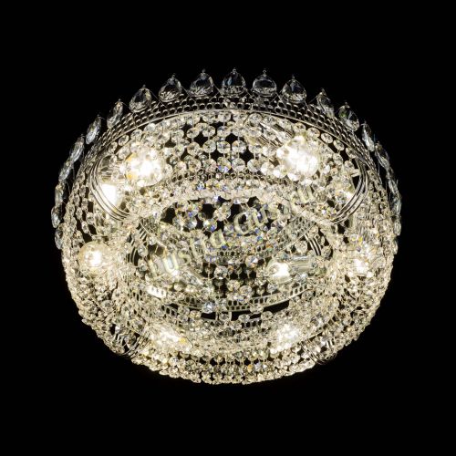 Люстра Корона Сетка 450 мм в Саратове Гусь Хрустальный