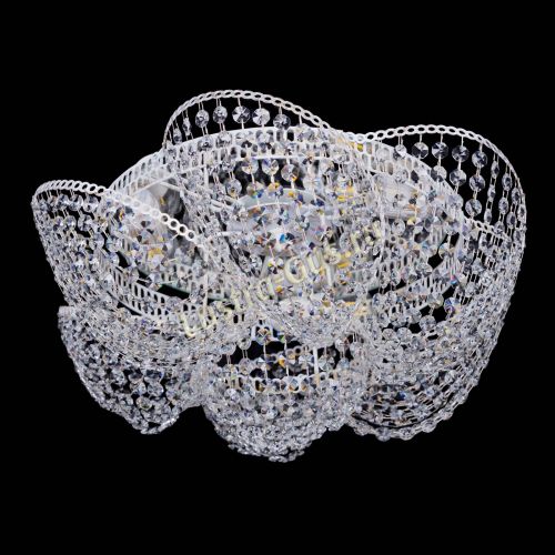 Люстра Космея №3 Белая в Саратове Гусь Хрустальный