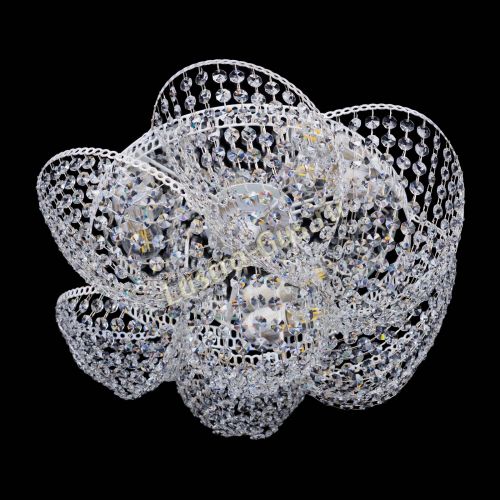 Люстра Космея №3 Белая в Саратове Гусь Хрустальный