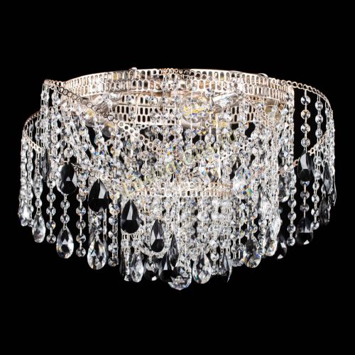 Люстра Космея №4 черная в Саратове Гусь Хрустальный