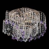 Люстра Космея №4 фиолетовая в Саратове