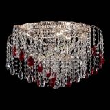 Люстра Космея №4 красная в Саратове