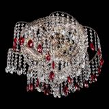 Люстра Космея №4 красная в Саратове