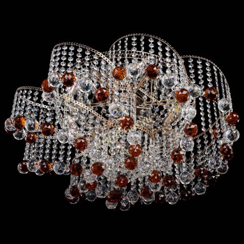 Люстра Космея №6 шар 40 мм чайная в Саратове Гусь Хрустальный