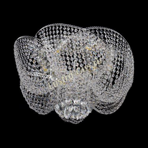 Люстра Космея Бутон большая в Саратове Гусь Хрустальный