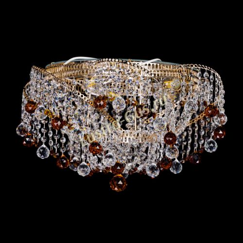 Люстра Космея шар 40 мм чайная в Саратове Гусь Хрустальный