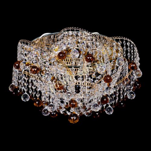 Люстра Космея шар 40 мм чайная в Саратове Гусь Хрустальный