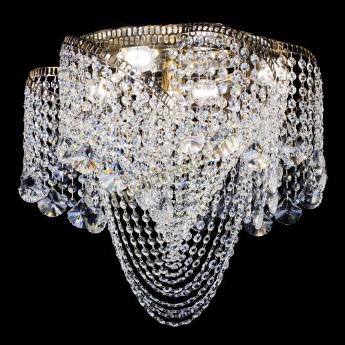 Люстра Космея Водоворот Веер под бронзу в Саратове Гусь Хрустальный