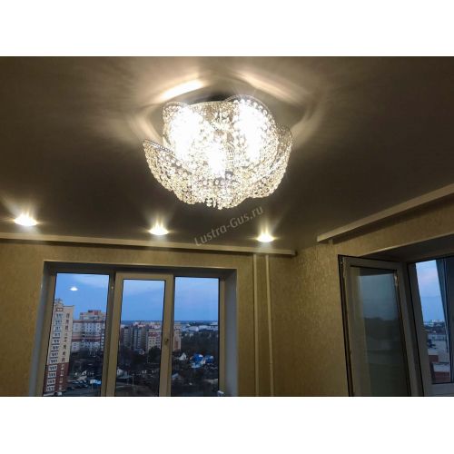 Люстра Космея №1 в Саратове Гусь Хрустальный