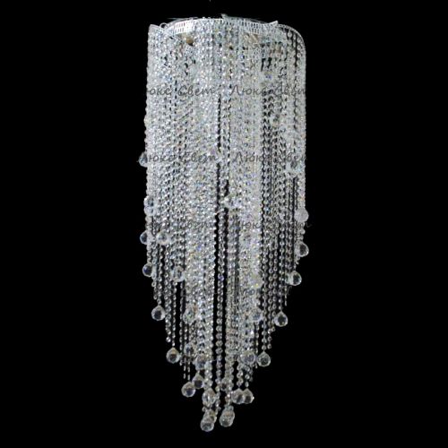 Люстра Космос 5 ламп  шар 40 мм длинная в Саратове Гусь Хрустальный