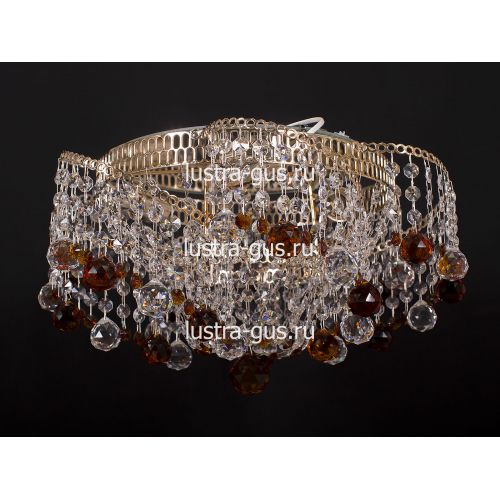 Люстра Космос шар 40 мм чайная в Саратове Гусь Хрустальный