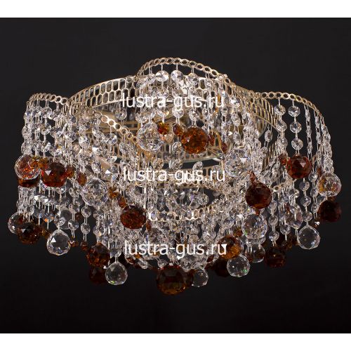Люстра Космос шар 40 мм чайная в Саратове Гусь Хрустальный
