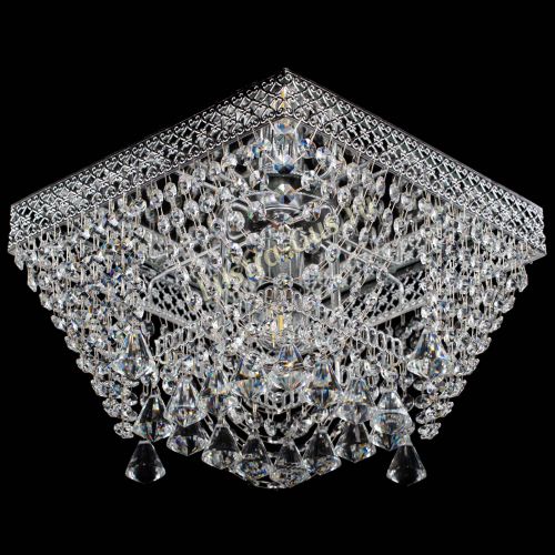 Люстра Квадрат №12 конусы в Саратове Гусь Хрустальный