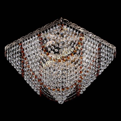 Люстра Квадрат Бриз чайная в Саратове Гусь Хрустальный