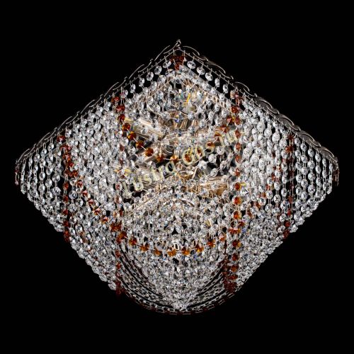 Люстра Квадрат Бриз чайная в Саратове Гусь Хрустальный