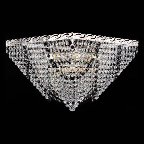 Люстра Квадрат Бриз черная в Саратове Гусь Хрустальный