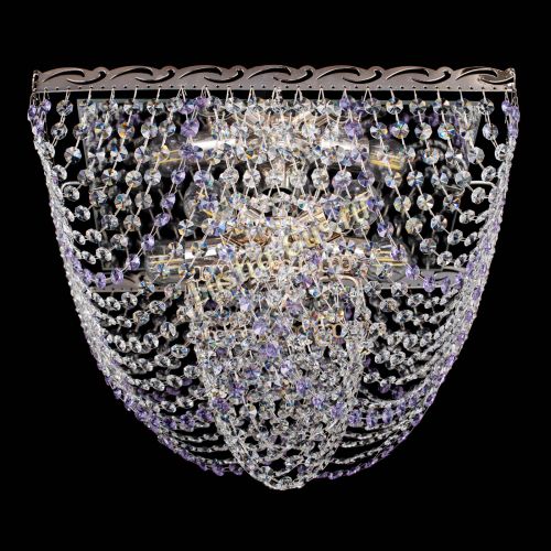 Люстра Квадрат Бриз фиолетовая в Саратове Гусь Хрустальный