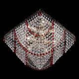 Люстра Квадрат Бриз красная в Саратове