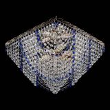 Люстра Квадрат Бриз синяя в Саратове