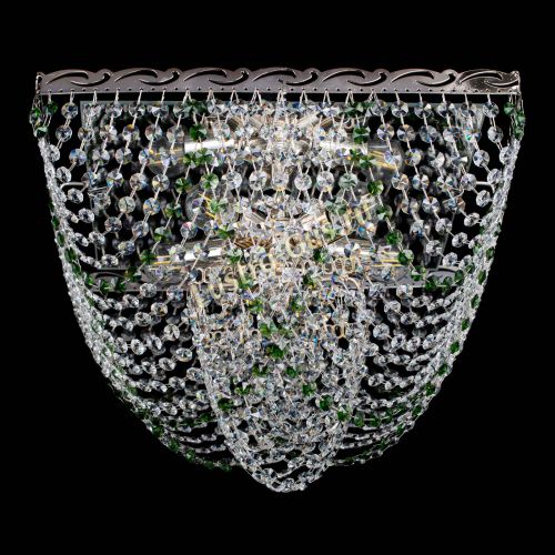 Люстра Квадрат Бриз зеленая в Саратове Гусь Хрустальный