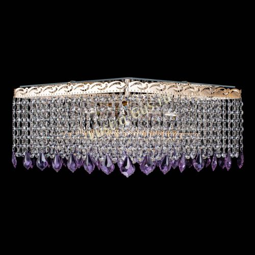 Люстра Квадрат Гамма Дубик цветная в Саратове Гусь Хрустальный